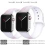 EXCHAR Compatible with Apple Watch Band 40mm 38mm 44mm 42mm Fadeless Pattern Printed Floral Bands Silicone Replacement Band for iWatch Series 5 Series 4/3/2/1 for Women Men