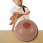 Boob Breast Stress Reliever Simulation Ball Silicone Funny Reality Chest,Funny Gag Toy Ball Gift (1)