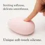 iroha SAKURA Women Intimate Massager, Rechargeable Personal Sensual and Water-Resistant Soft Silicone Vibrator, ihm-03 Pink