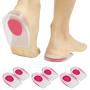 ViveSole Silicone Gel Heel Cups (3 Pairs) - Shoe Pads for Pain Relief, Plantar Fasciitis, Achilles and Bone Spurs - Insert Support Cushion - US Womens (4.5-8.5)