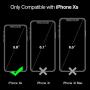 Miracase Liquid Silicone Case Compatible with iPhone Xs (2018)/ iPhone X(2017) 5.8 inch, Gel Rubber Full Body Protection Shockproof Cover Case Drop Protection Case (Navy Blue)