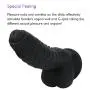Realistic Anal Dildo with Strong Suction Cup for Beginners, Odorless Silicone Penis Masturbation Tools Adult Sex Toy for Women Vaginal G-spot and Anal Play，6.9 inch