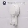 Teletrogy Suction Hooks Vacuum Suction Cup Hooks for Shower Powerful Shower Hooks Suction Wall Hooks for Tiled Walls Bathroom Hooks for Towels Chrome Loofah Robe -Utility Hooks 2 Pack