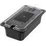 Carlisle 3066103 StorpPlus Third Size Food Pan, Polycarbonate, 4" Deep, Black