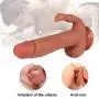 Wushuangyu Lifelike Massager Waterproof Realistic Silicone Di&DLO Body Massage Soft and Health Flesh - Vibrant Toy