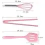 Gwjs Silicone Kitchenware, Nonstick Spatula Silicone Spatula Set Kitchen Gadget Kitchen Tools-six-piece Set 29.6cm(11.6inch)