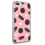 iPhone 7 8 Case,Flexible Soft TPU Cover Shell,Slim Silicone Black Rubber Non-Slip Durable Design Protective Phone Case for iPhone 7 8 -Biscuits