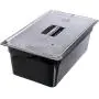 Carlisle 10210U07 StorPlus Full Size Polycarbonate Universal Handled Food Pan Lid, Clear