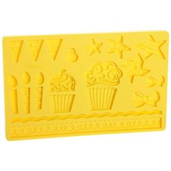 Wilton Fondant and Gum Paste Silicone Mold, Kids Party