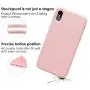 JASBON Case for iPhone X iPhone Xs Case, Liquid Silicone Case with Free Screen Protector Gel Rubber Shockproof Cover Full Protective Case for Apple iPhone Xs/X-Sand Pink