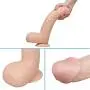 Whtao 11.41 inch Realistic Massager Toys Lifelike Silicone-D?ld? with Suction Cup for Women Whtao