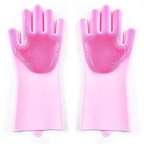 Silicone Dishwashing Gloves Kitchen Cleaning Multi-purpose Silicone Gloves Kitchenware Wear resistant