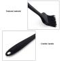 HUShjsd Silicone Kitchenware Set Of 10, Non-stick Kitchenware Set Cooking Spoon Set Kitchenware，spatulas Silicone Heat Resistant,Black