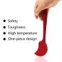 Kitchenware Utensils Set 3 Piece Premium Silicone Heat Resistant Non-Stick Baking Professional Cake Tools Red