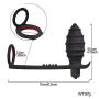 YIJhj T-Shirt Cheap Víbrātórs Male Pr?státê Massager An?l Pênís Ring Silicone Víbrátíng Bǚtt Plug Cǒck Ring An?l Sexto Toy for Men,Pr?státê Massager