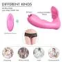 Wearable Wireless Remote Control with 10 Modes Waterproof USB Rechargeable Silicone Toy for Women