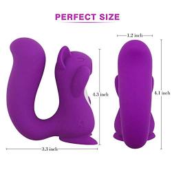 MBUKLO Six Toys for Males Silicone with Clitorialorial Hands Women, Heating Vi