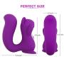 MBUKLO Six Toys for Males Silicone with Clitorialorial Hands Women, Heating Vi