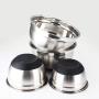 Stainless Steel Mixing Bowl With Ergonomic Non Slip Silicone Base Professional Kitchenware,As Show,20Cm