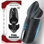 YYMSG Silicone Massagers Intelligent Télēscópic Oral Cup 10 Speed Vibrǎnt Sucking Dēvicē Handsfrēé Waterproof Adullt Toys for Man T-Shirt