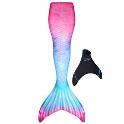 Fin Fun Mermaid Tails for Swimming with Monofin - Kids and Adult Sizes - Limited Edition