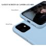 Soke iPhone 11 Case, iPhone 6.1 Inch Case 2019, Shockproof Soft Silicone Case Cover with Premium Microfiber Lining [Full-Body Protection + Precise Cutouts] for iPhone 11 6.1"，Light Blue