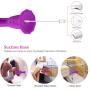 Thrusting Tongue Vibrator with Powerful Thrusting Actions 10 Vibration Modes for G Spot Clitoris Stimulation, UTIMI Waterproof Dildo G-spot Vibrator Personal Sex Toy for Women, Rechargeable Purple