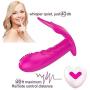 ASJHK Sex Wireless Remote Control Venus Butterfly Vibration Invisible Wearing Shell Security Silicone Toy with Harness Tie, Purple Handle Therapeutic Percussion for Sore Muscle and