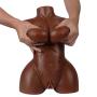 Xise Realistic 3D Love Doll Sex Toys for Men Male Masturbator with Vagina and Anal Discreet Package,13 Pound (Brown)