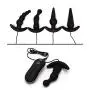 Portable Silicone Anal Plug Male Prostate Massager Butt Vibrating Plug 10 Speed Erotic Sex Toys for Beginner Women and Men 4 Types