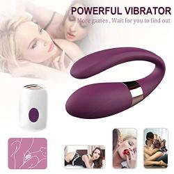 Purple 7 Frequency U-Shape Couple Love Stimulation Promote Toys Sport Tool USB Rechargeable Silicone Couples Wand Massage Back Neck Muscles