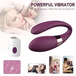 Purple 7 Frequency U-Shape Couple Love Stimulation Promote Toys Sport Tool USB Rechargeable Silicone Couples Wand Massage Back Neck Muscles