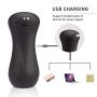 Aivrobta Deluxe Pussy Ass Masturbator-Male Masturbator Toys with Dual Deep Vagina & Anal 3D Realistic Tunnels-4.63 Pounds Lifelike Ass for Adult Masturbation (Black Masturbator)