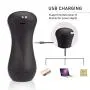Aivrobta Deluxe Pussy Ass Masturbator-Male Masturbator Toys with Dual Deep Vagina & Anal 3D Realistic Tunnels-4.63 Pounds Lifelike Ass for Adult Masturbation (Black Masturbator)
