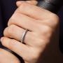 ThunderFit Womens Thin Swivel Rings, 10 Rings / 8 Rings / 4 Rings / 1 Ring - Stackable Silicone Wedding Rings - 2.5mm Wide - 2mm Thick