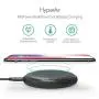 Fast Wireless Charger RAVPower 7.5W Compatible iPhone 11/Xs MAX/XR/XS/X/8/8 Plus, with HyperAir, 10W Compatible Galaxy S9, S9+, S8, S7 & Note 8 and All Qi-Enabled Devices (QC 3.0 Adapter Included)