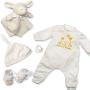 Paradise Galleries Newborn Reborn Baby Doll with Magnetic Pacifier, Wishes and Dreams, 21 inch Sleeping Newborn Girl in GentleTouch Vinyl, 6-Piece Doll Gift Set