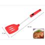 Silicone kitchenware set of 6 non-stick kitchen tools cooking silicone shovel spoon silicone kitchenware set(RED)