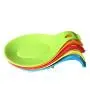 New Kitchen Silicone Spoon Rest, Flexible Spoon-Shaped Silicone Kitchen Spoon Holder, Cooking Utensil Rest Ladle Spatula Spoon Holder. SET OF 5 Multi Color
