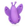 CalExotics Venus Butterfly Silicone Remote Wireless Micro Butterfly ? Waterproof Hands Free Strap On Personal Massager with Controller ? Adult Vibrator Sex Toy for Couples - Purple