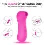 LQTY Female Toys Purple Portable Sùcking and Thrusting Toys Skin Friendly Silicone Víbratór Gpót