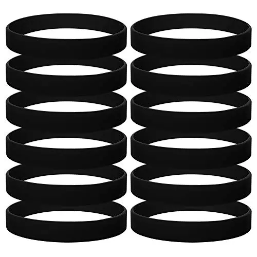 GOGO Wholesale Rubber Bracelets for Kids Silicone Wrist Bands for Events Rubber Bands Party Favors