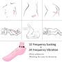 Women Waterproof Multi Speed Tongue Vibrate Sucking Toy Oral Simulator for Adult Toys, Green Safe, No Toxic Side Effects
