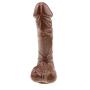 8 Inches Brown Silicone Realistic Dildo Penis Cock with Strong Suction Cup Adult Sex Toys for Women Sex Products Beginner Dildo