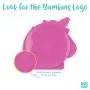 Bumkins Silicone Grip Dish, Suction Plate, Divided Plate, Baby Toddler Plate, BPA Free, Microwave Dishwasher Safe ? Unicorn