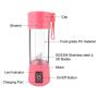 Portable Blender Electric Mixer Food Processor Usb Juicer Mini Blenders Small Food Smoothie Maker Bottle Mix Fruit Blade Jam,Purple 6 Blade