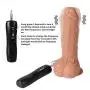 QIAOJJ 7 Inch Lifelike Silicone Vibration D?ld? Wand Body Relax Waterproof Massage Toys for Women