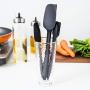 Silicone Kitchenware Set Of 5 Non-stick Silicone Kitchenware Set Baking Cooking Shovel Spoon Kitchen Utensils
