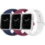 iGK Sport Band Compatible with Apple Watch 38mm 40mm 42mm 44mm, Soft Silicone Sport Strap Replacement Bands for iWatch Apple Watch Series 5, Series 4, Series 3, Series 2, Series 1