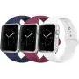 iGK Sport Band Compatible with Apple Watch 38mm 40mm 42mm 44mm, Soft Silicone Sport Strap Replacement Bands for iWatch Apple Watch Series 5, Series 4, Series 3, Series 2, Series 1